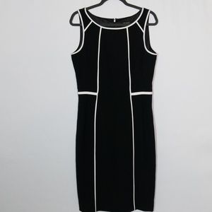 White House Black Market Black Dress Size 10